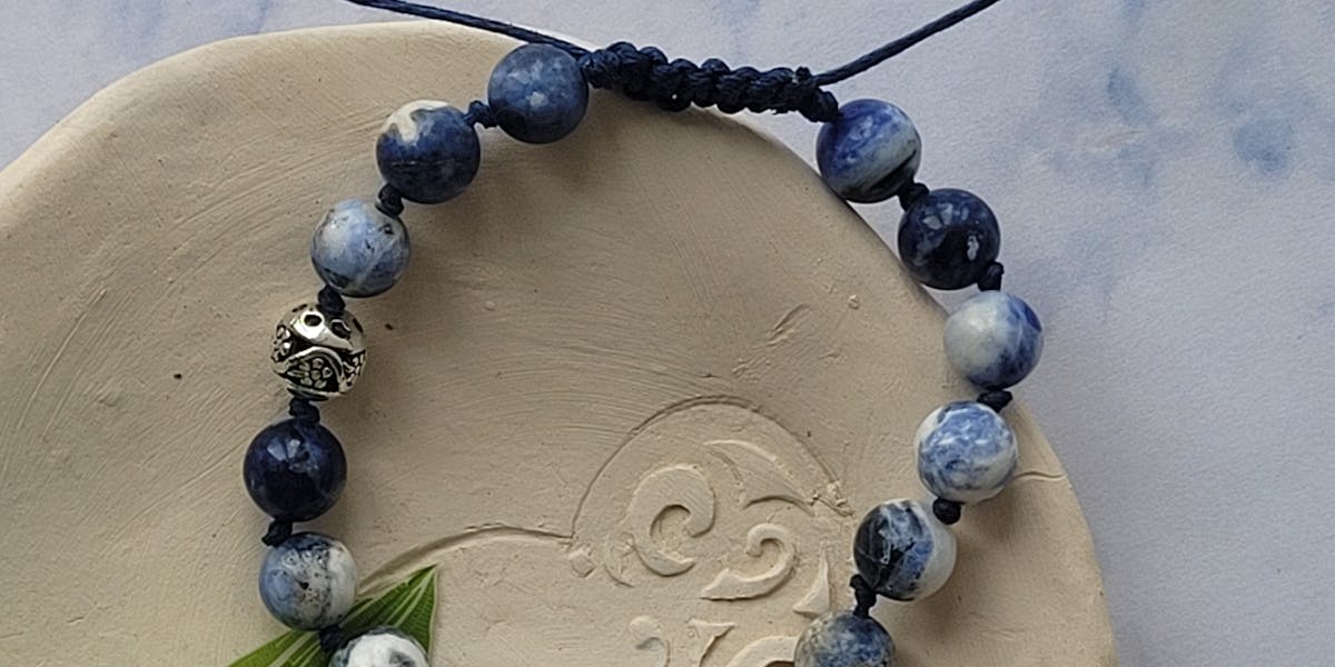 pulseira de sodalita